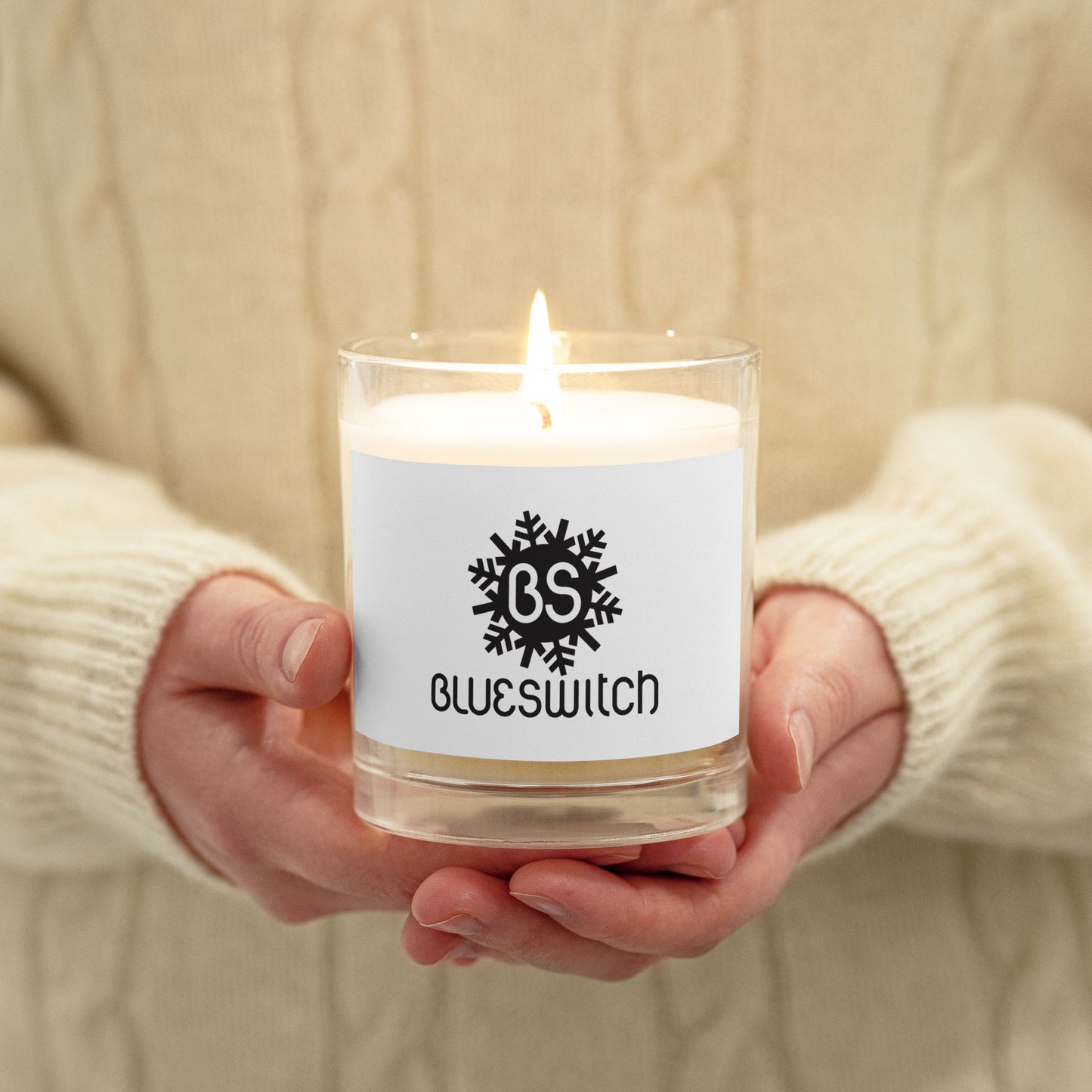 The Always Burning In Richard's Office Glass Soy Wax Candle