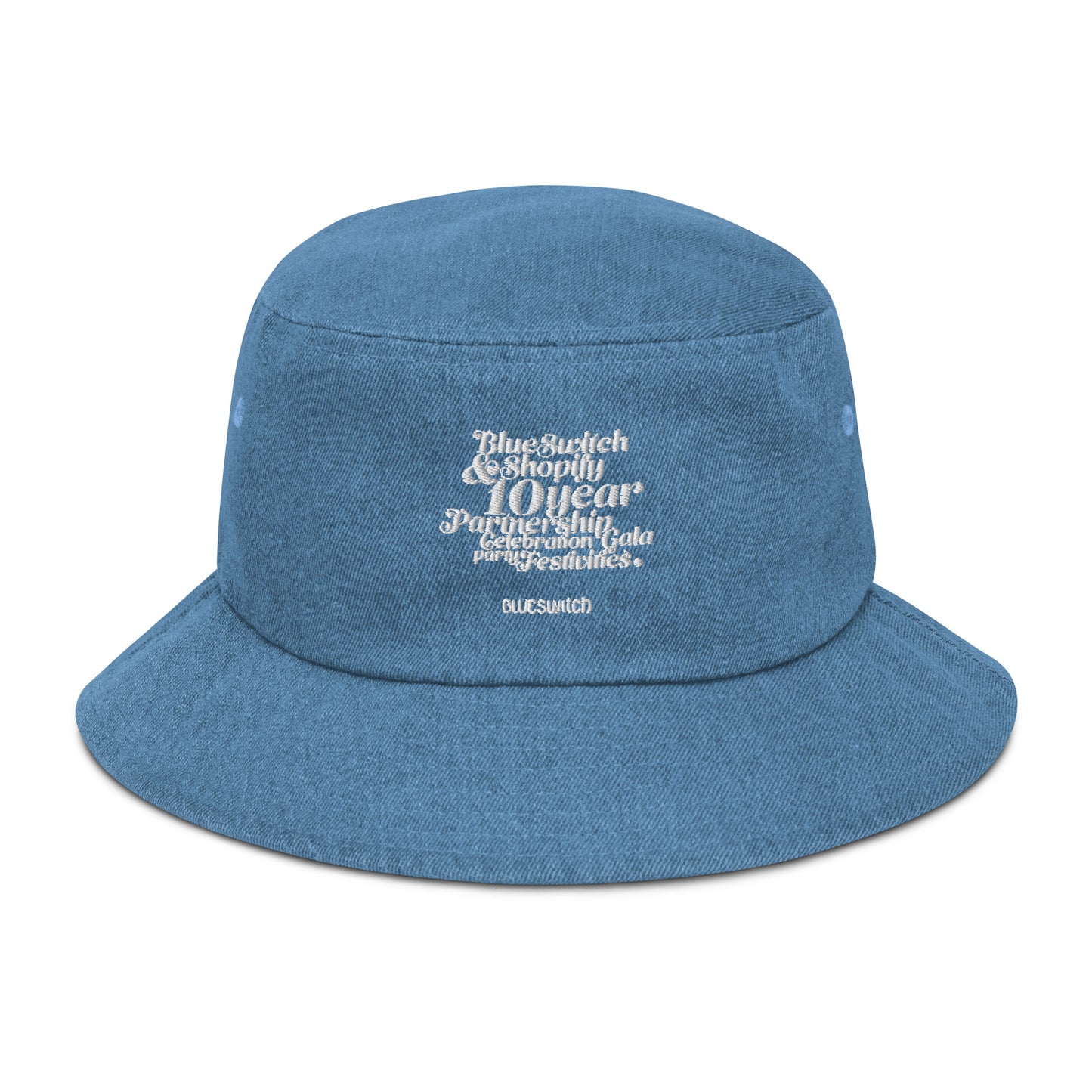 10 Year Shopify Partnership Anniversary Denim bucket hat