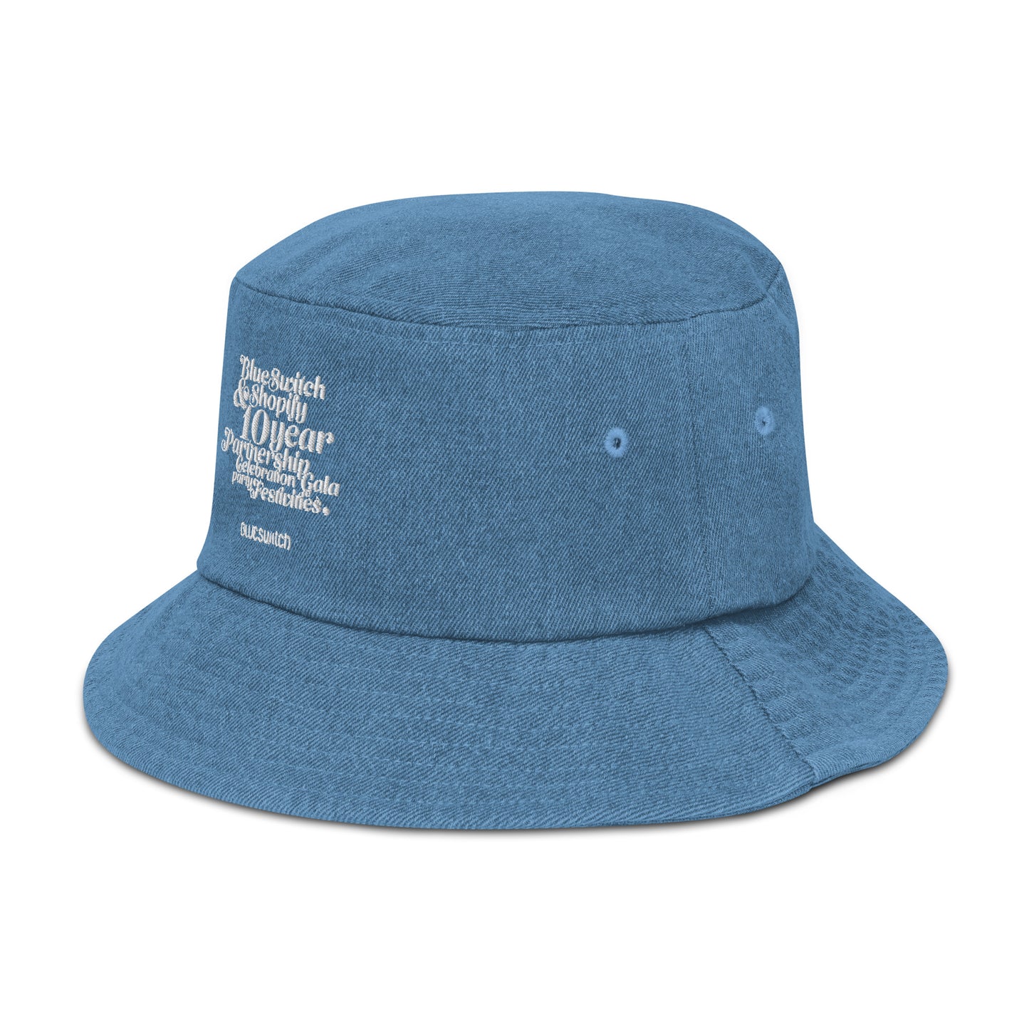 10 Year Shopify Partnership Anniversary Denim bucket hat