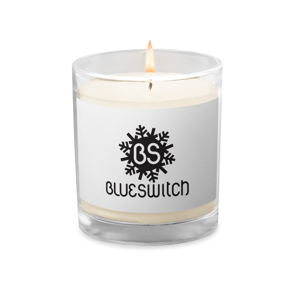 the always burning in Richard's office candle