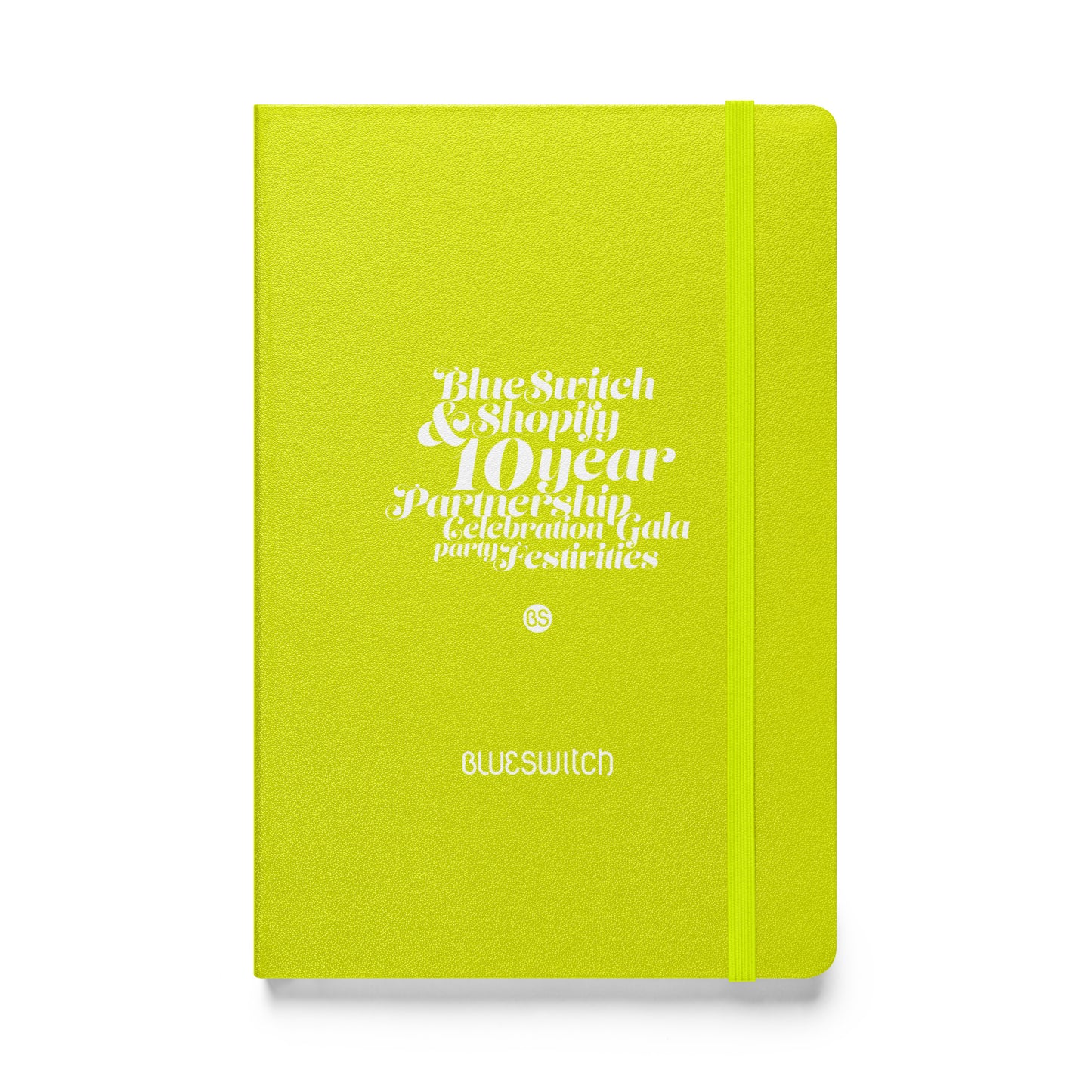 10 Year Shopify Partnership Anniversary Hardcover bound notebook