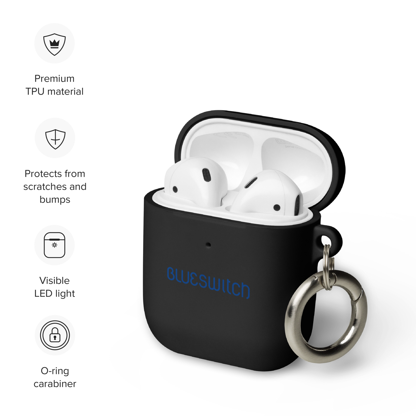 The E Train Rubber Case for AirPods®