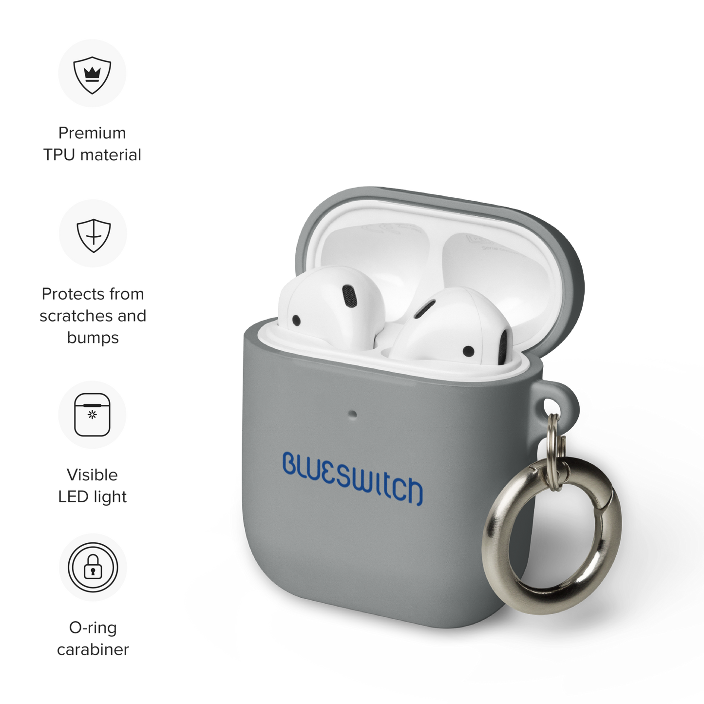 The E Train Rubber Case for AirPods®